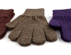 Mikk-line nightshade/chocolate chip/rose brown fingervanter uld/kunst (3-pak)